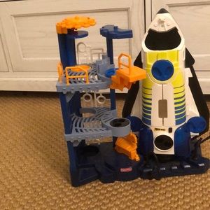 Fisher Price Inaginext space shutte and launch pad
